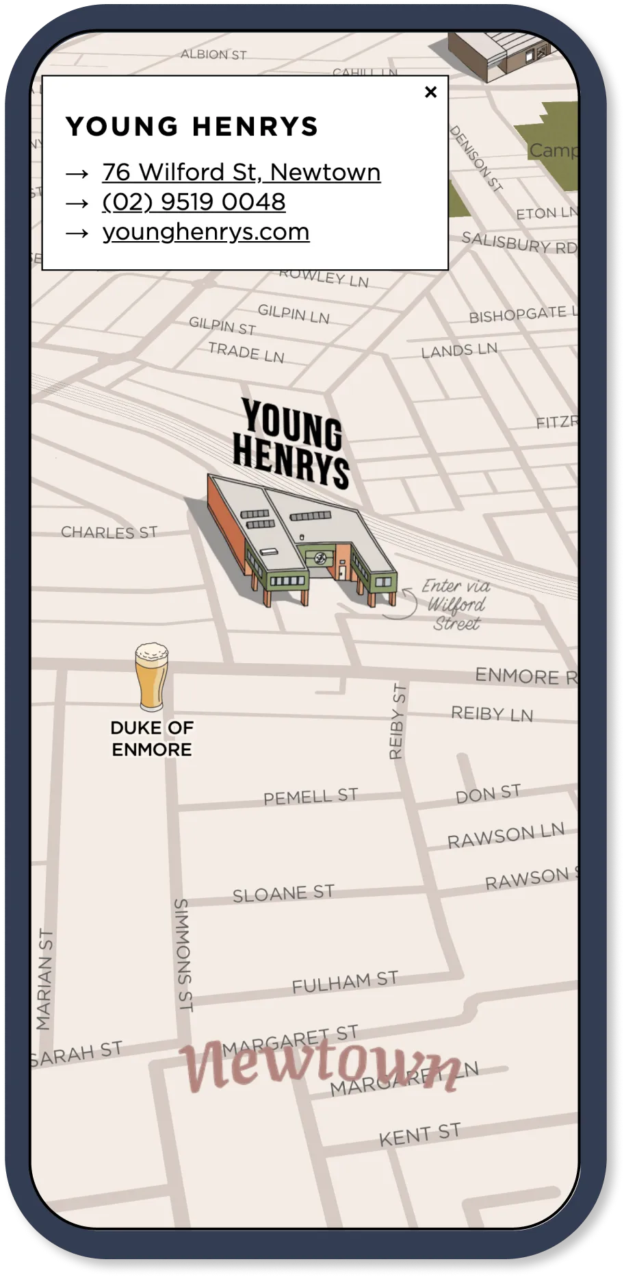 The Inner West Ale Trail on mobile